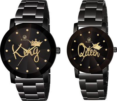 Rizzly Designer Analog Watch  - For Couple