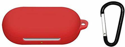 KHR Back Cover for Oneplus Buds Z Pouch Anti-Fall Dust-Proof Silicon Case with Key Chain (Red)(Red, Dual Protection, Pack of: 1)