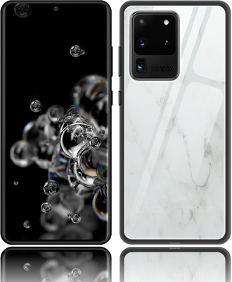 CASE CREATION Back Cover for Samsung Note 20 Ultra (2020) Nano White Italian Finish Original Glass Case Cover(White, Waterproof, Pack of: 1)