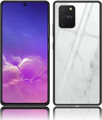 CASE CREATION Back Cover for Samsung S10 Lite (2020) Nano White Italian Finish Original Glass Case Cover(White, Waterproof, Pack of: 1)