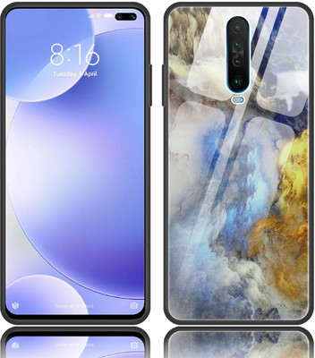 CASE CREATION Back Cover for Xiaomi Poco X2 Volcano Natural Cloud Glass Case Cover(Multicolor, Grip Case, Pack of: 1)