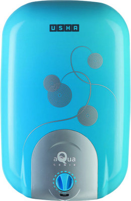 USHA 10 L Storage Water Geyser (Aquagenie, Moonflower Sku Blue)