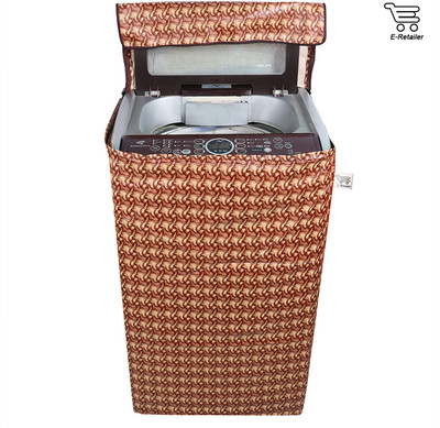 E-Retailer Top Loading Washing Machine  Cover(Width: 58 cm, Brown)