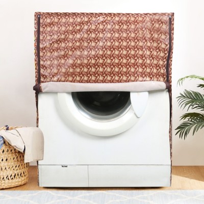 E-Retailer Front Loading Washing Machine  Cover(Width: 58 cm, Brown)