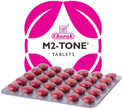 CHARAK M2-Tone Tablets - Restore Hormonal Balance, Relieve abdominal pain and weakness (20 Strips) (30 Tablets X 20 Strips)(Pack of 20, 600 Tablets)
