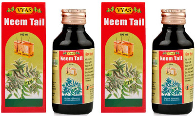vyas Neem Tail for Treating Acne and Pimples (Pack of 2)(Pack of 2, 200 ml)