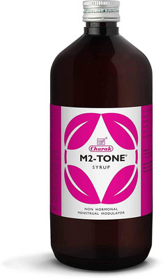 CHARAK M2 Tone Syrup - Helps to reduce pain and abdominal cramps ,Restore emotional balance and reduce stress (Pack of 4)(Pack of 4, 800 ml)