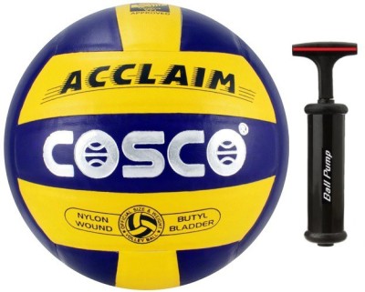 HACKERX Acclaim New Volleyball With Ball Pump Volleyball - Size: 4(Pack of 2, Multicolor)