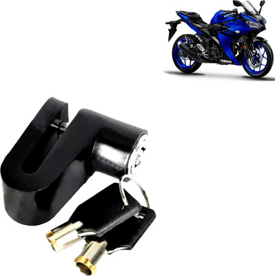 DvineAutoFashionZ Disc Brake Lock Set Of 1 For YZF_DL44 Disc Lock, U Lock(Black)