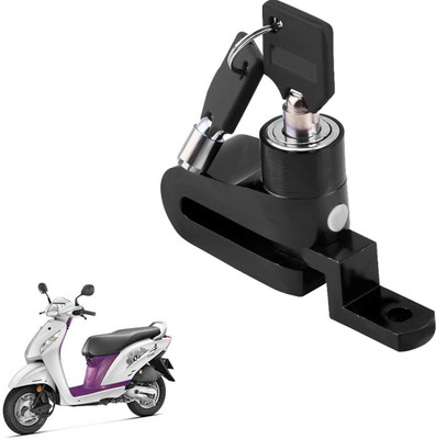 DvineAutoFashionZ Disc Brake Lock For Activa i_DBL139 Disc Lock, U Lock(Black)