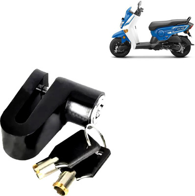 DvineAutoFashionZ Disc Brake Lock Set Of 1 For Cliq_DL44 Disc Lock, U Lock(Black)