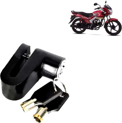 DvineAutoFashionZ Disc Brake Lock Set Of 1 For Centuro_DL44 Disc Lock, U Lock(Multicolor)
