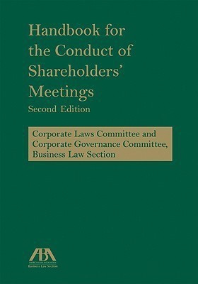 Handbook for the Conduct of Shareholders' Meetings(English, Mixed media product, unknown)