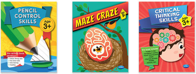 Navneet Pencil Control, Maze & Critical Thinking Activity Books for 3 Year & Above Kids(Paperback, Navneet Education)
