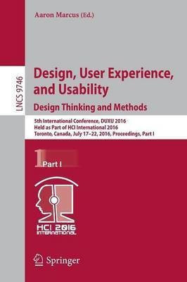 Design, User Experience, and Usability: Design Thinking and Methods(English, Paperback, unknown)