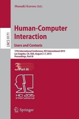 Human-Computer Interaction: Users and Contexts(English, Paperback, unknown)