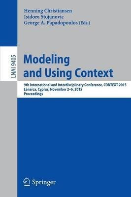 Modeling and Using Context(English, Paperback, unknown)