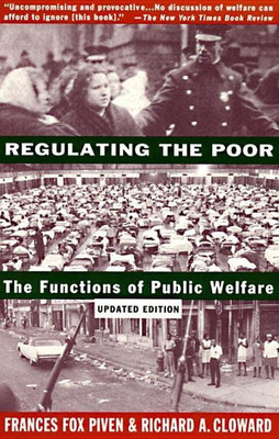 Regulating the Poor(English, Paperback, Piven Frances Fox)