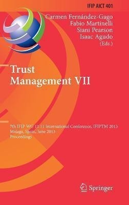 Trust Management VII(English, Hardcover, unknown)