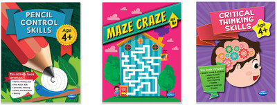 Navneet Pencil Control, Maze & Critical Thinking Activity Books for 4 Year & Above Kids(Paperback, Navneet Education)