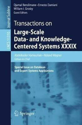 Transactions on Large-Scale Data- and Knowledge-Centered Systems XXXIX(English, Paperback, unknown)