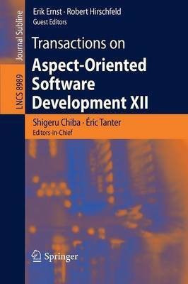 Transactions on Aspect-Oriented Software Development XII(English, Paperback, unknown)