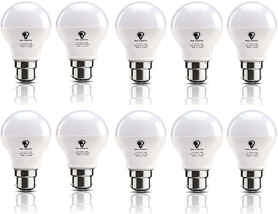 mg lights 9 W Basic Standard B22 LED Bulb(White, Pack of 10)