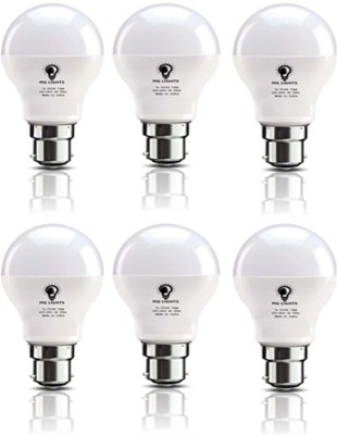 mg lights 4 W Standard B22 LED Bulb(White, Pack of 6)