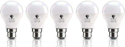 mg lights 4 W Standard B22 LED Bulb(White, Pack of 5)