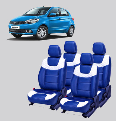 Luxury Premium Leatherette Car Seat Cover For Tata Tiago(Without Back Seat Arm Rest, 5 Seater, 2 Back Seat Head Rests)