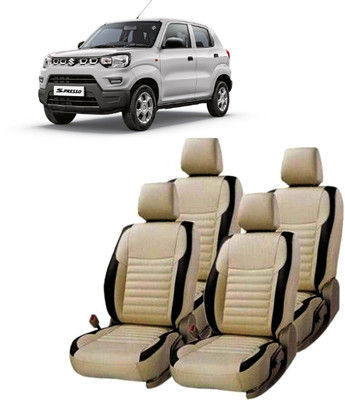 JMDi PU Leather Car Seat Cover For Maruti S-Presso(Fixed Head Rest, Mono Back Seat, Without Back Seat Arm Rest, 5 Seater, 2 Back Seat Head Rests)