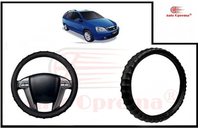 Auto Oprema Steering Cover For Tata Indigo Marina(Black, Leatherite)
