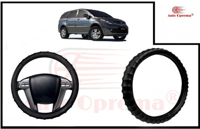 Auto Oprema Steering Cover For Tata Aria(Black, Leatherite)