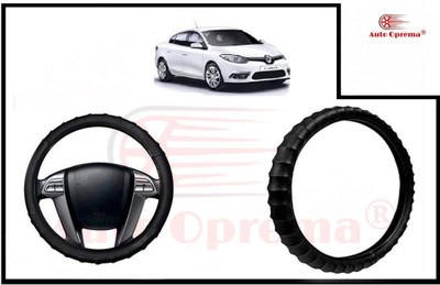 Auto Oprema Steering Cover For Renault Fluence(Black, Leatherite)