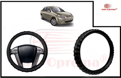 Auto Oprema Steering Cover For Ford Classic(Black, Leatherite)