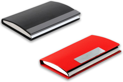 auteur 15 Card Holder(Set of 2, Multicolor)