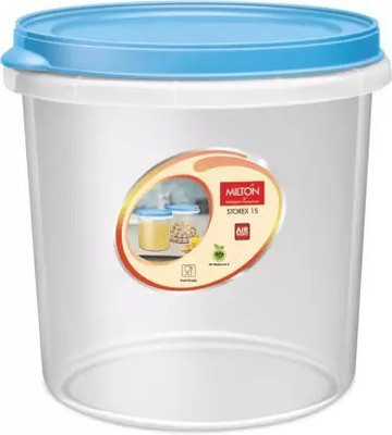 MILTON Plastic Utility Container  - 15 L(Pack of 2, White, Blue)