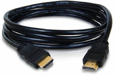 Generix HDMI Cable 5 m 5 Meter High Speed Ethernet 10 Gbps Male to Male Gold Plated HD 1080p HDMI Cable(Compatible with Computer, Projectors, TV, LCD, Laptop Etc., Black, One Cable)