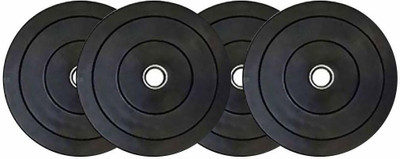 SBR Sports 12 kg 3KG* 4PIECE RUBBER WEIGHT PLATES FOR HOME GYM EXERCISE DUMBBELL WEIGHTS Home Gym Combo