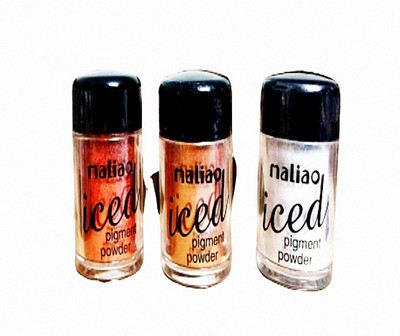 Three Elements naliao Shimmer Powder Eyeshadow Metallic Eye Pigment Glitter Powder 10 g(Multi)