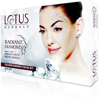 LOTUS HERBALS Radiant Diamond Facial Kit 148g (4x37g)(4 x 37 g)
