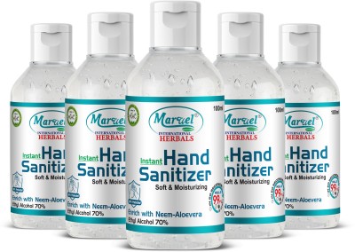 maruel Anti-bacterial Ethyl Alcohol Based Hand Sanitizer Bottle (5 x 100 ml)