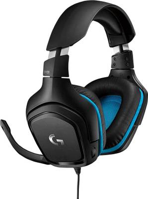 Logitech G431 7.1 Surround Sound Wired Gaming Headset  (Black, On the Ear)