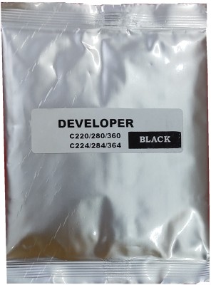 MOREL TN321 DEVELOPER FOR USE IN KONICA MINOLTA BIZHUB C220 / C224 / C258 / C280 / C284 / C308 / C360 / C364 / C368 COPIER COLOR BLACK Black Ink Cartridge