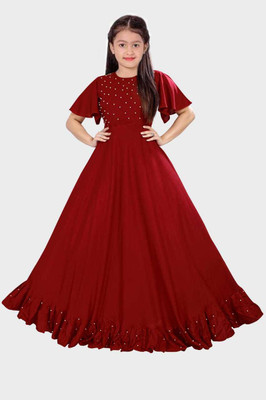 BM7STAR Anarkali Gown(Maroon)