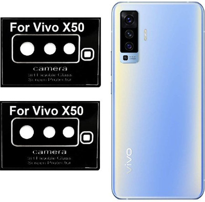 HIRDESH Back Camera Lens Glass Protector for LENS PROTECTOR Vivo X50(Pack of: 2)