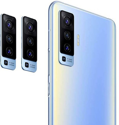 HIRDESH Back Camera Lens Glass Protector for Vivo X50(Pack of: 2)