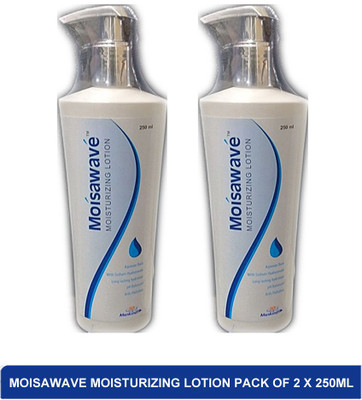 MOISAWAVE moisturizing lotion - lotion for dry skin(pack of 2)250ml(500 ml)