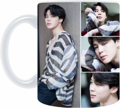 P89M BTS BBMAS JIMIN COLLAGE, BTS KOREAN SINGER COLLAGE , BANGTAN SONYEONDAN , PRINTED GIFT FOR FRIENDS Ceramic Coffee Mug(330 ml)