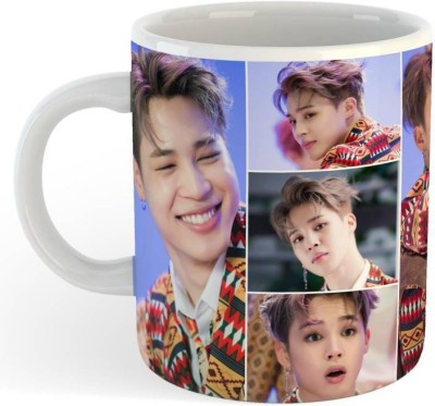 MM9E BTS IDOL JIMIN, BTS KOREAN SINGER COLLAGE , BANGTAN SONYEONDAN , PRINTED GIFT FOR FRIENDS Ceramic Coffee Mug(330 ml)